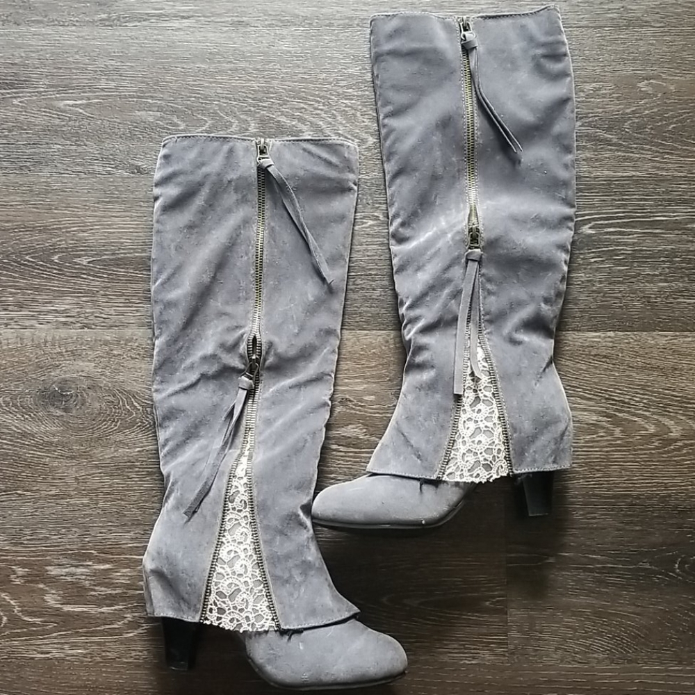 Knee High Heeled Boots